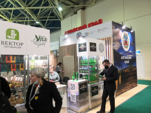 Алтайские компании начали работу на крупнейшей международной выставке в России и Восточной Европе «Продэкспо - 2022»