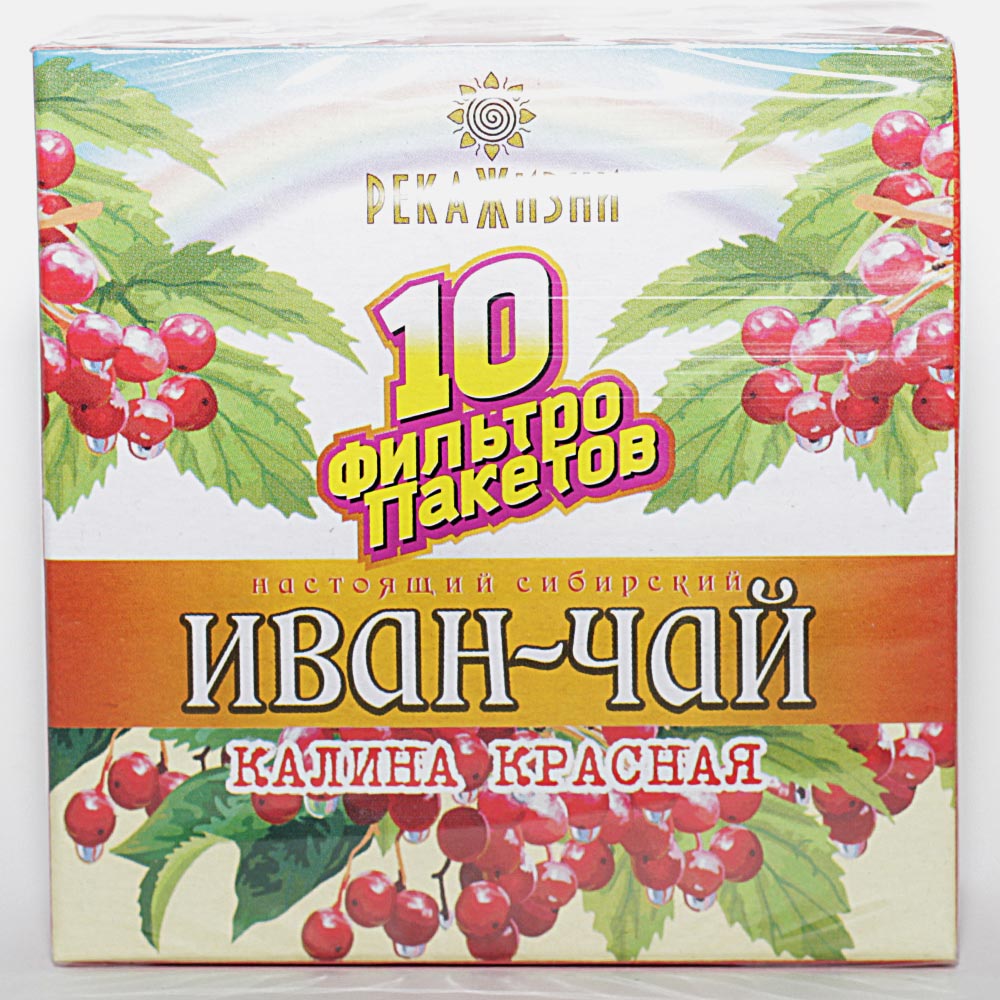 Иван-Чай "Калина красная", 10 ф/п по 3 г