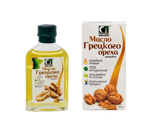 Масло нерафинированное пищевое грецкого ореха "Сибирское"