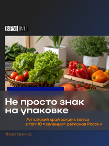 "Из года в год". Как в Алтайском крае повышают популярность органической продукции