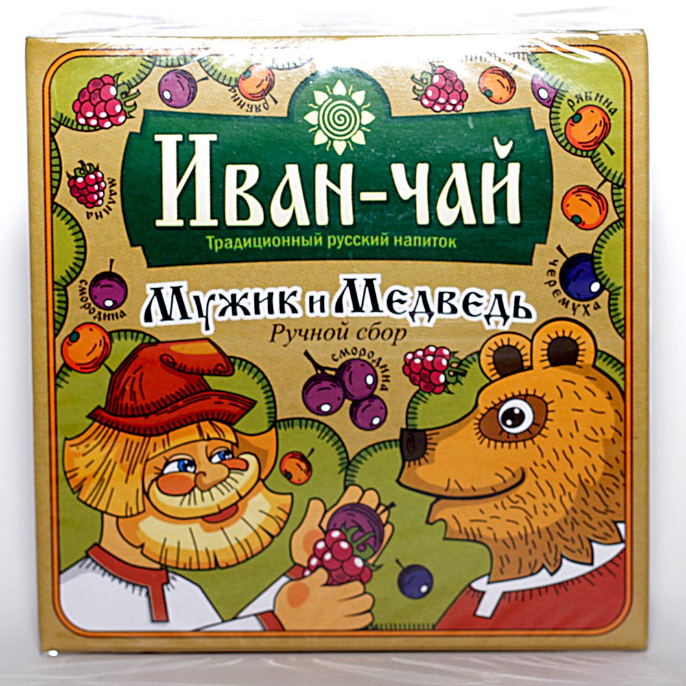 Иван-Чай "Мужик и медведь", 10 ф/п по 3 г