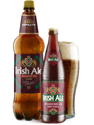 Пиво «Ирландский Эль» темное крепкое
