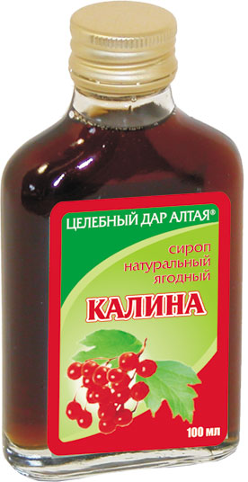 Сироп ягодный натуральный "Калина"